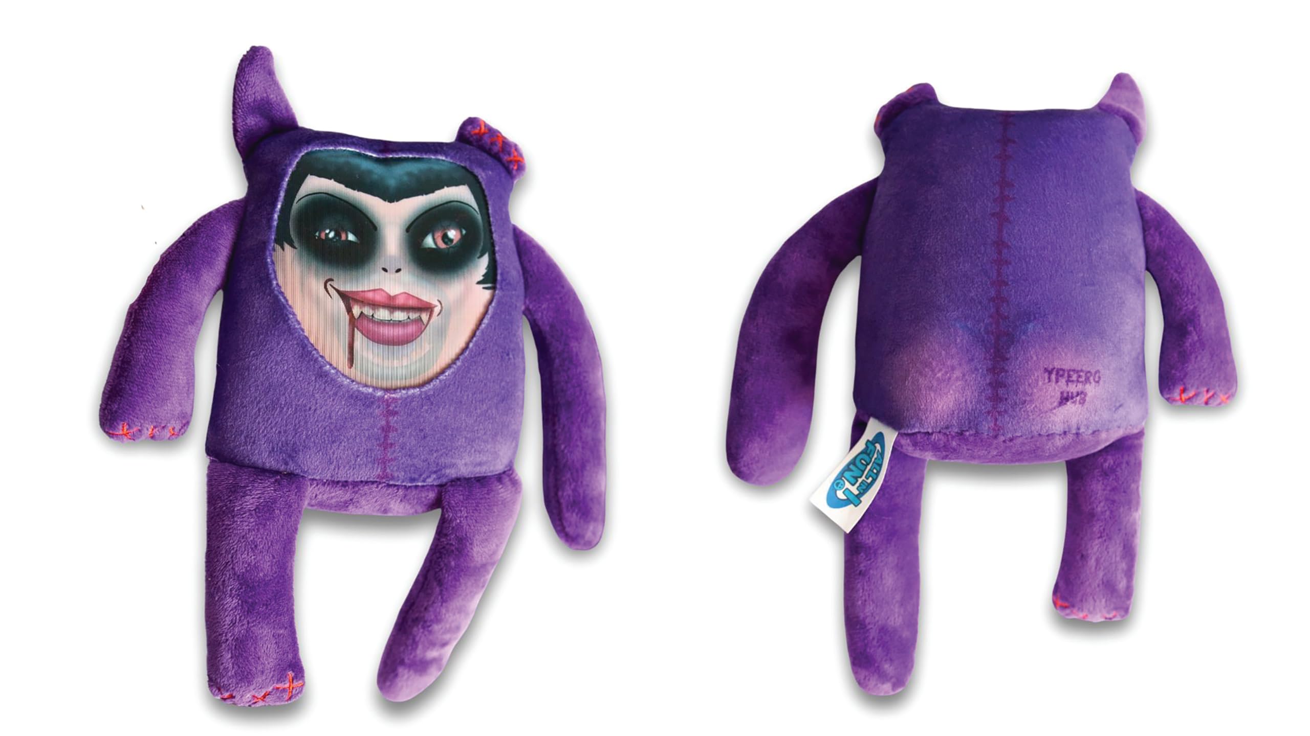 GREEPZ® GREEPY® BUM, Glampire – Fun Horror Plush with Dual Souls